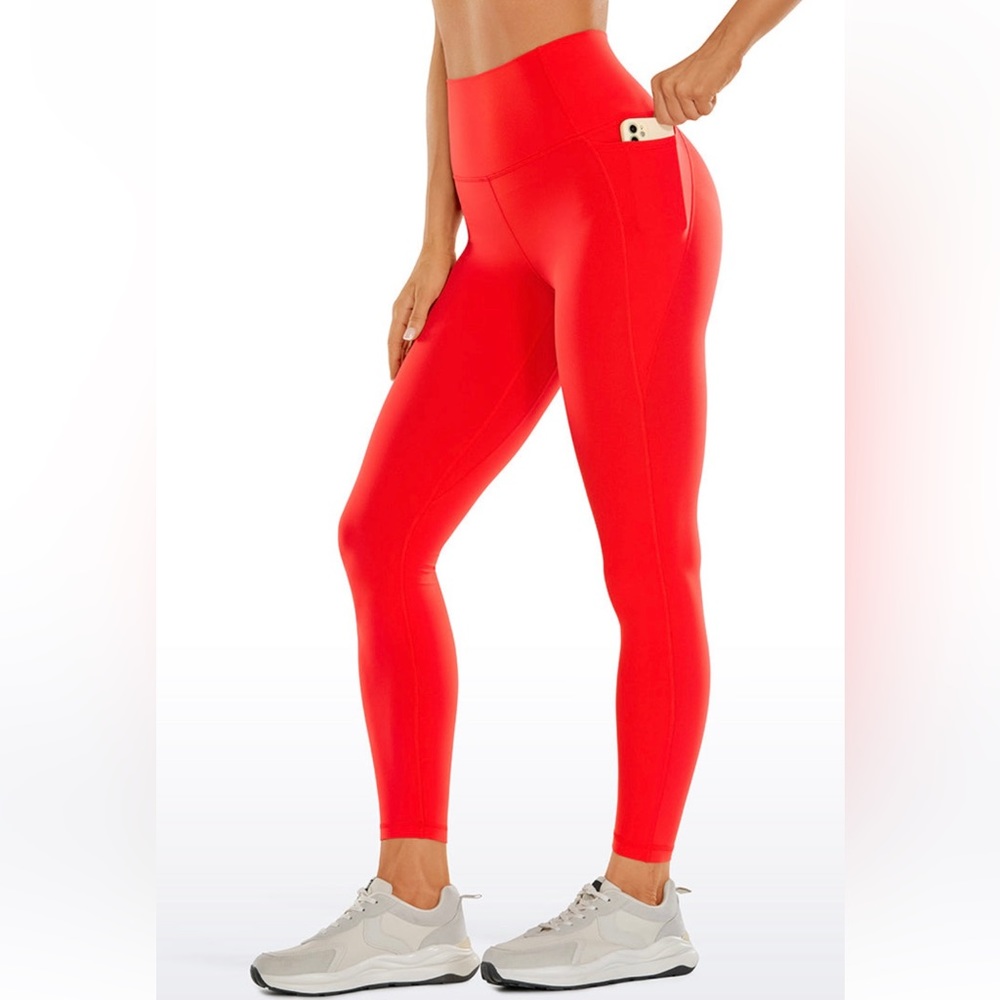 CrZy Yoga Legging 25” in Dark Red